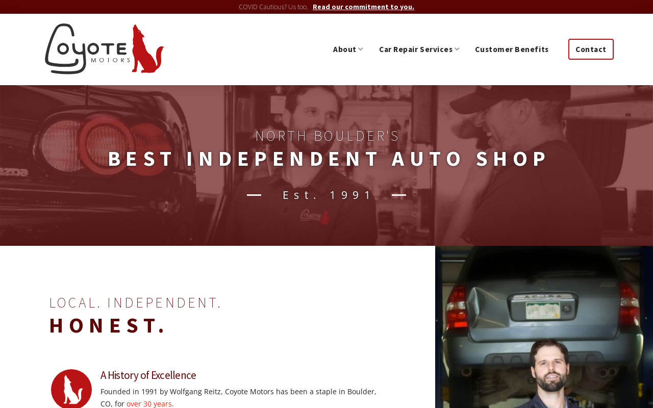 Coyote Motors — screenshot of their official website