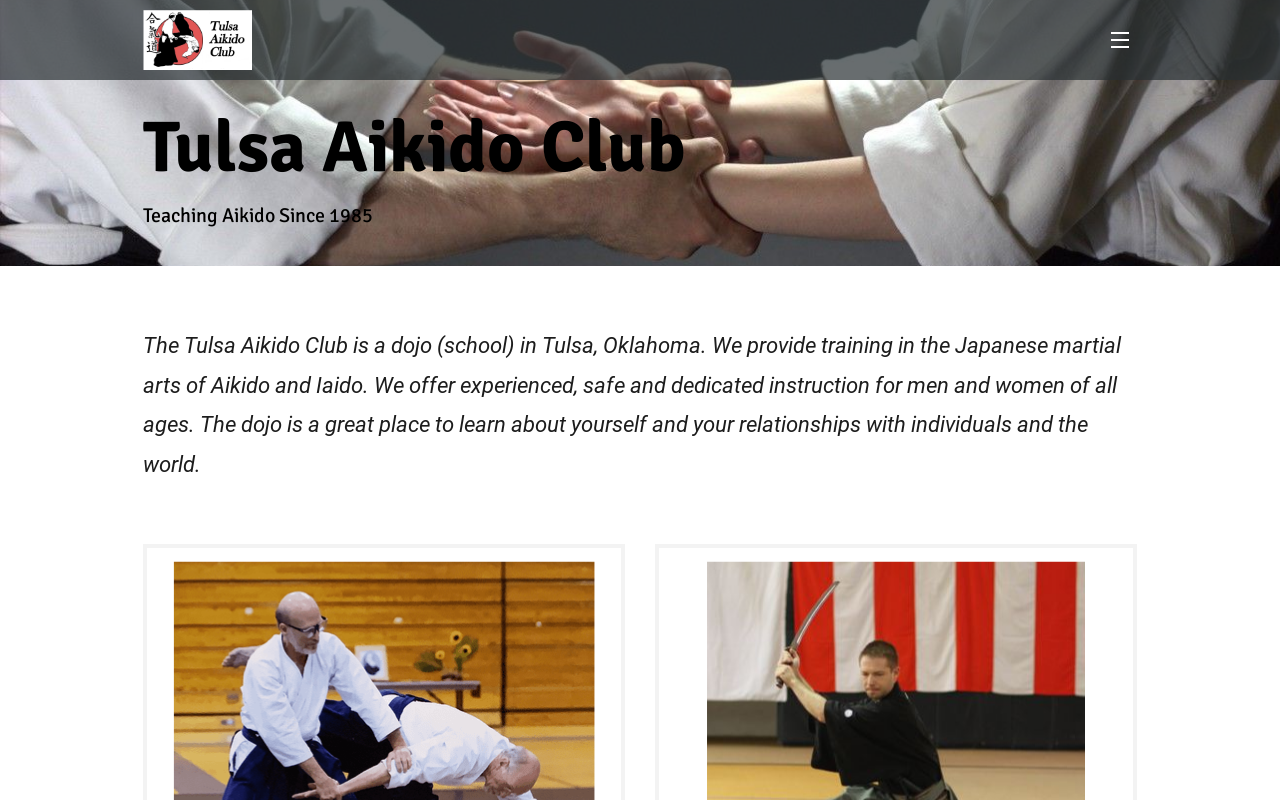Tulsa Aikido Club — screenshot of their official website