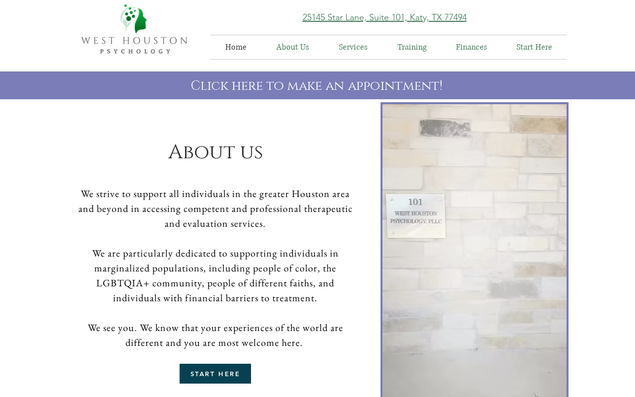 West Houston Psychology — screenshot of their official website