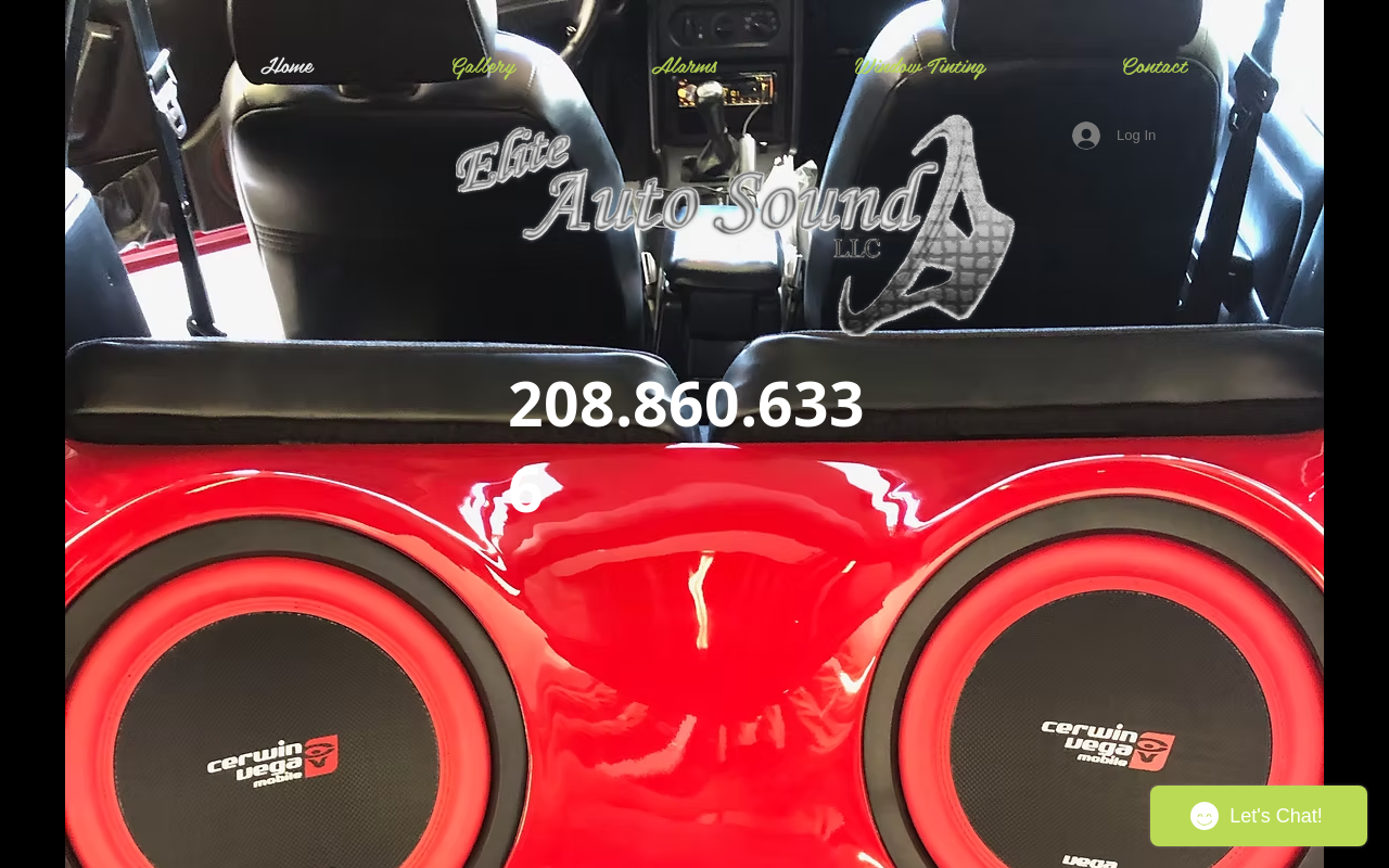 Elite Auto Sound — screenshot of their official website