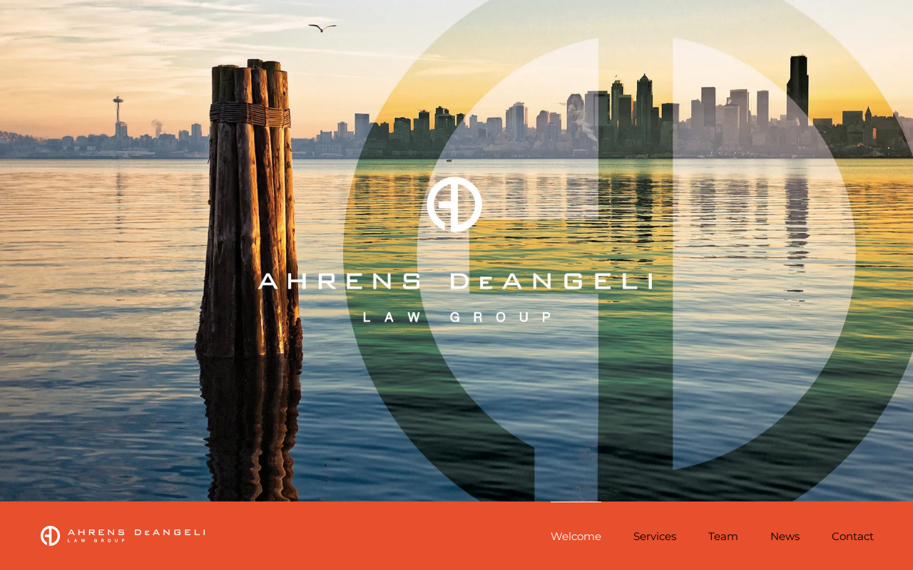 Ahrens DeAngeli Law Group — screenshot of their official website