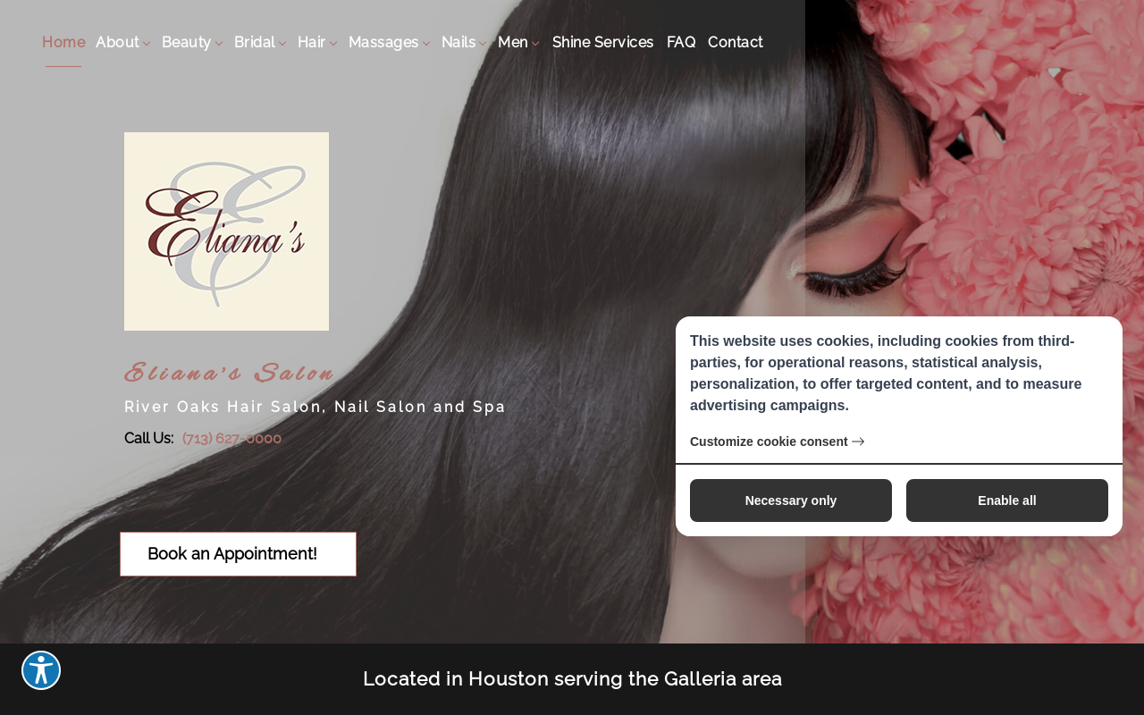 Eliana's — screenshot of their official website