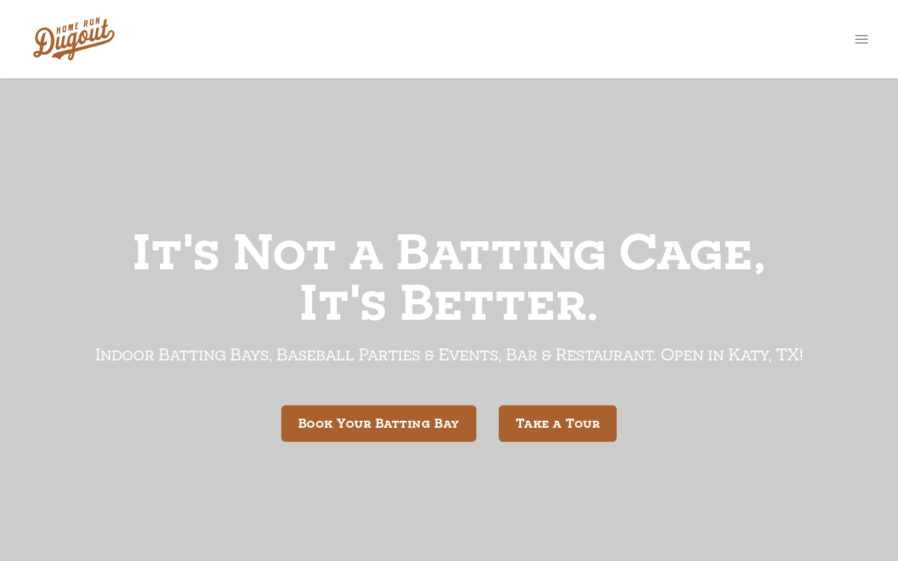 Home Run Dugout — screenshot of their official website