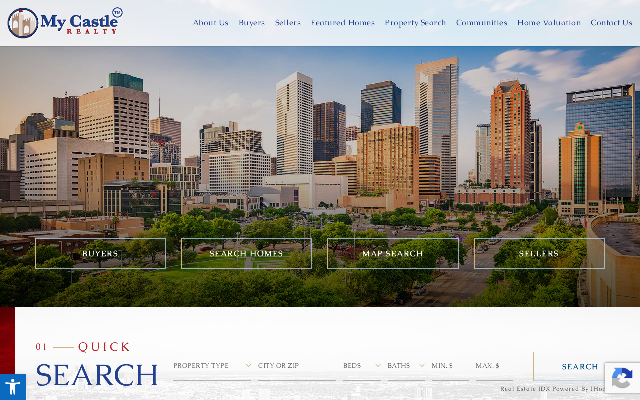 My Castle Realty — screenshot of their official website