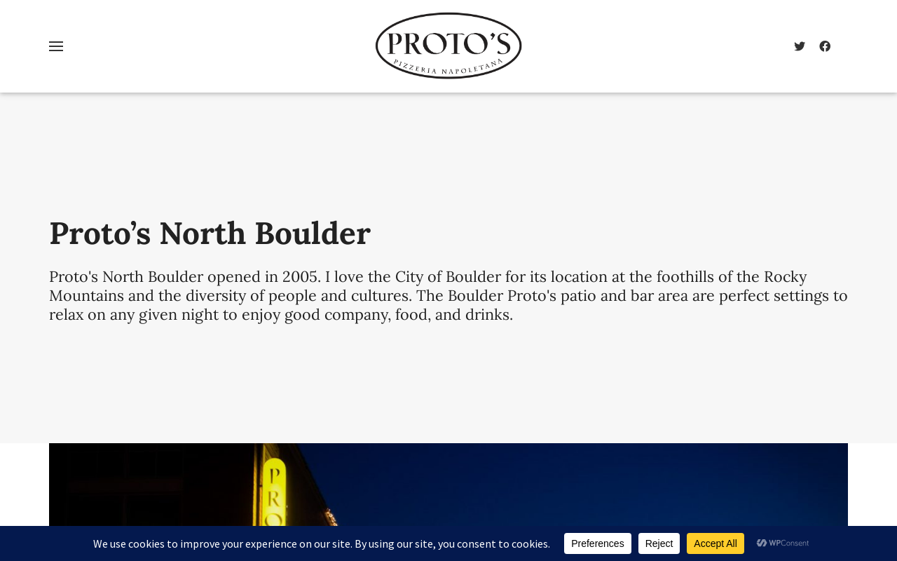 Proto's Pizza — screenshot of their official website