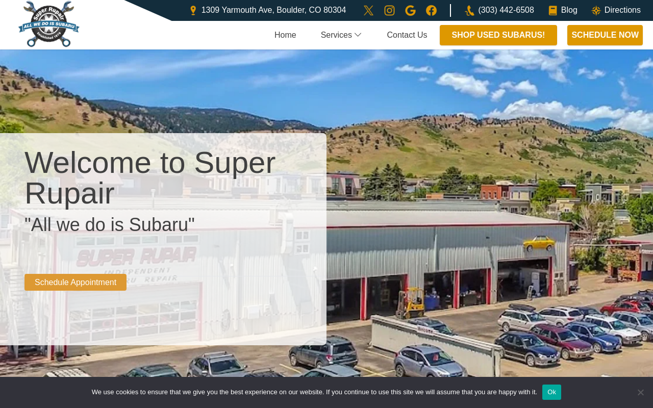 Super Rupair — screenshot of their official website