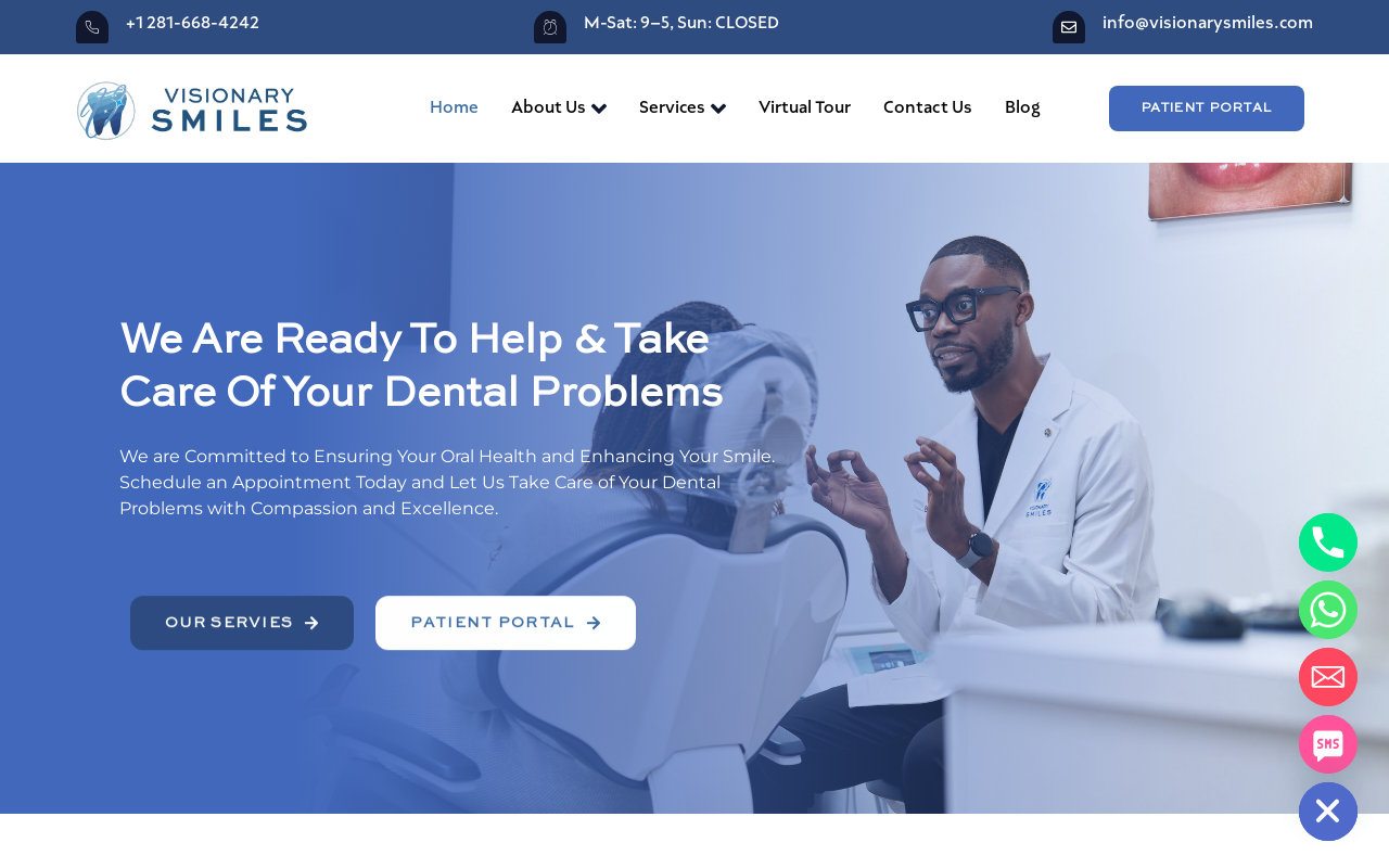 Visionary Smiles — screenshot of their official website