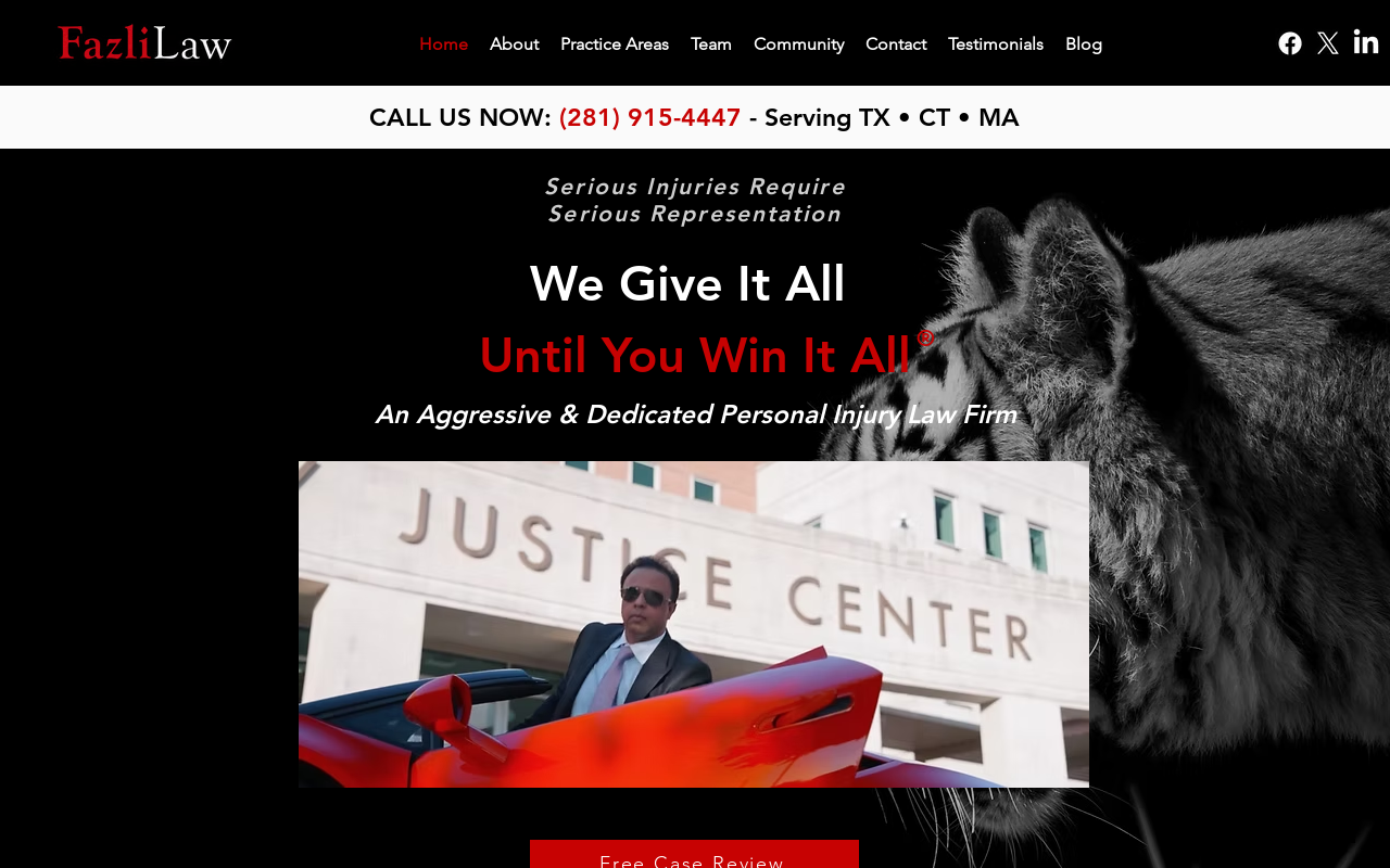 Fazli Law Firm — screenshot of their official website