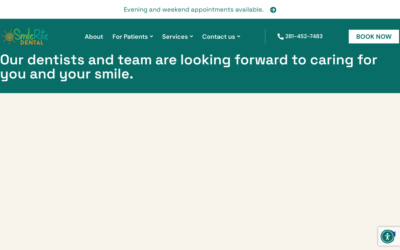 Smile Rite Dental — screenshot of their official website