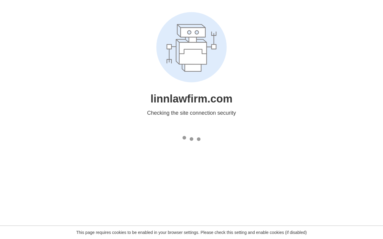 The Linn Law Firm, PLLC — screenshot of their official website