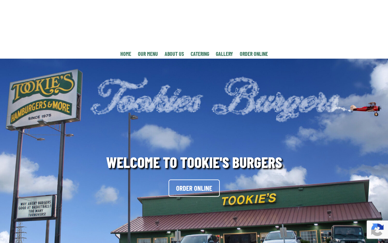 Tookie's — screenshot of their official website