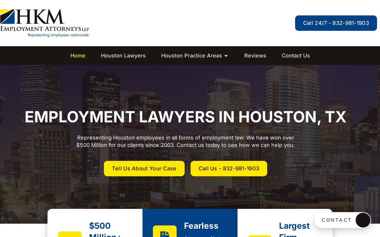 HKM Employment Attorneys LLP — screenshot of their official website