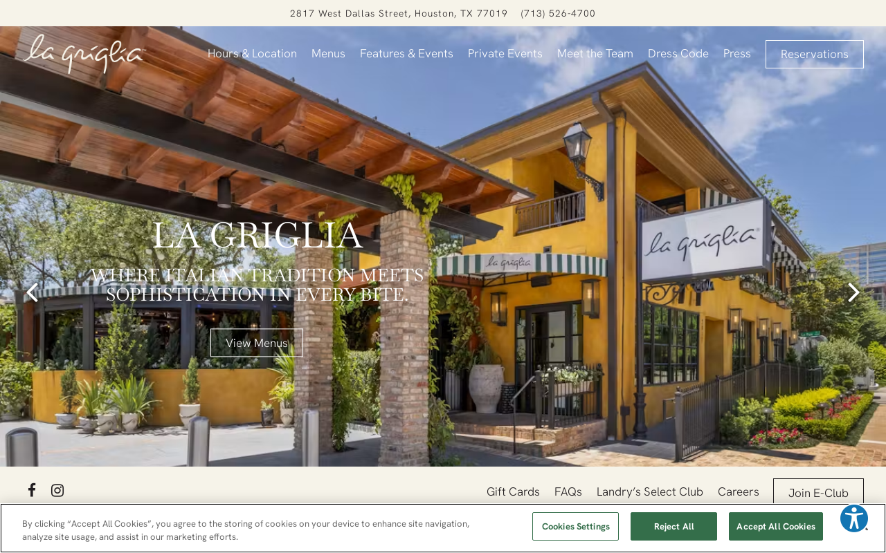 La Griglia — screenshot of their official website