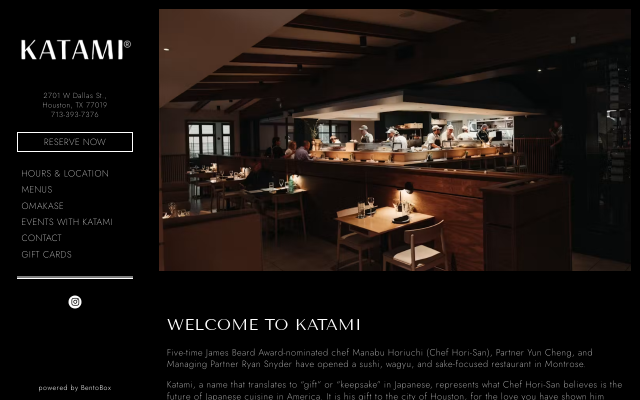 Katami — screenshot of their official website