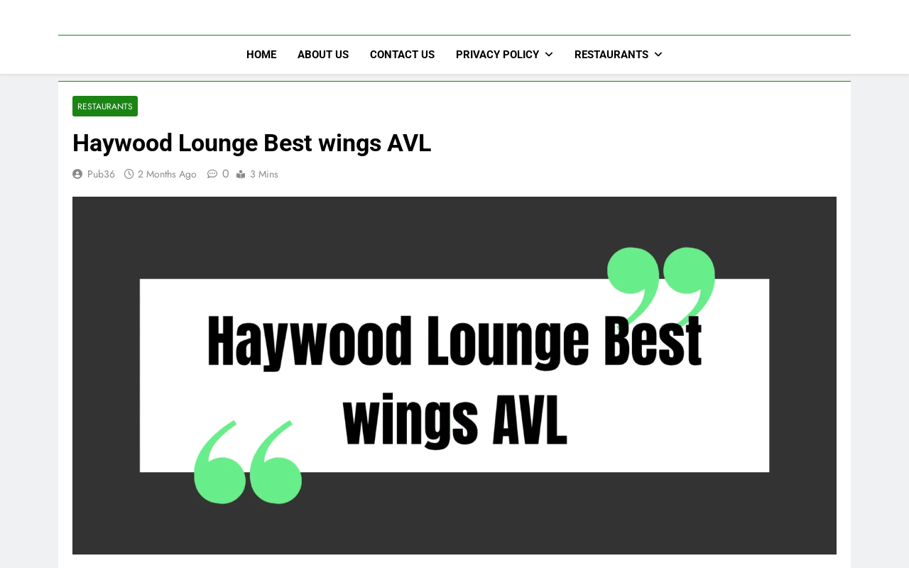 haywood lounge — screenshot of their official website