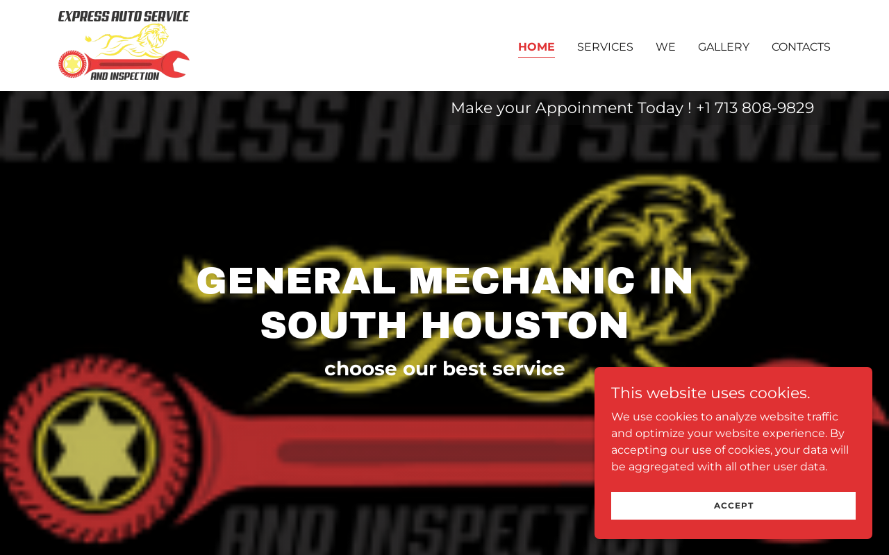 Express Auto Service — screenshot of their official website