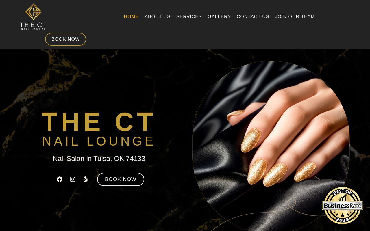The CT Nail Lounge — screenshot of their official website