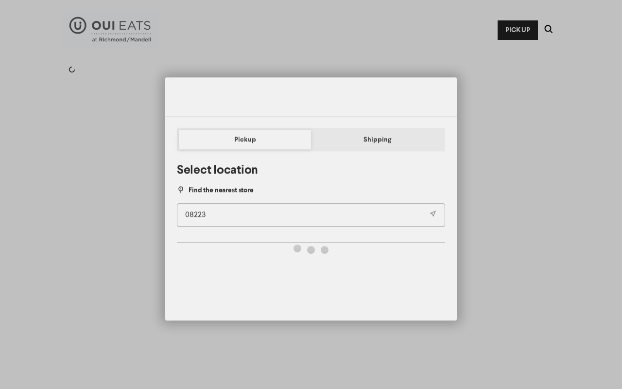 Oui Banh Mi — screenshot of their official website