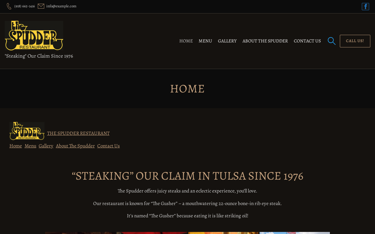 The Spudder — screenshot of their official website