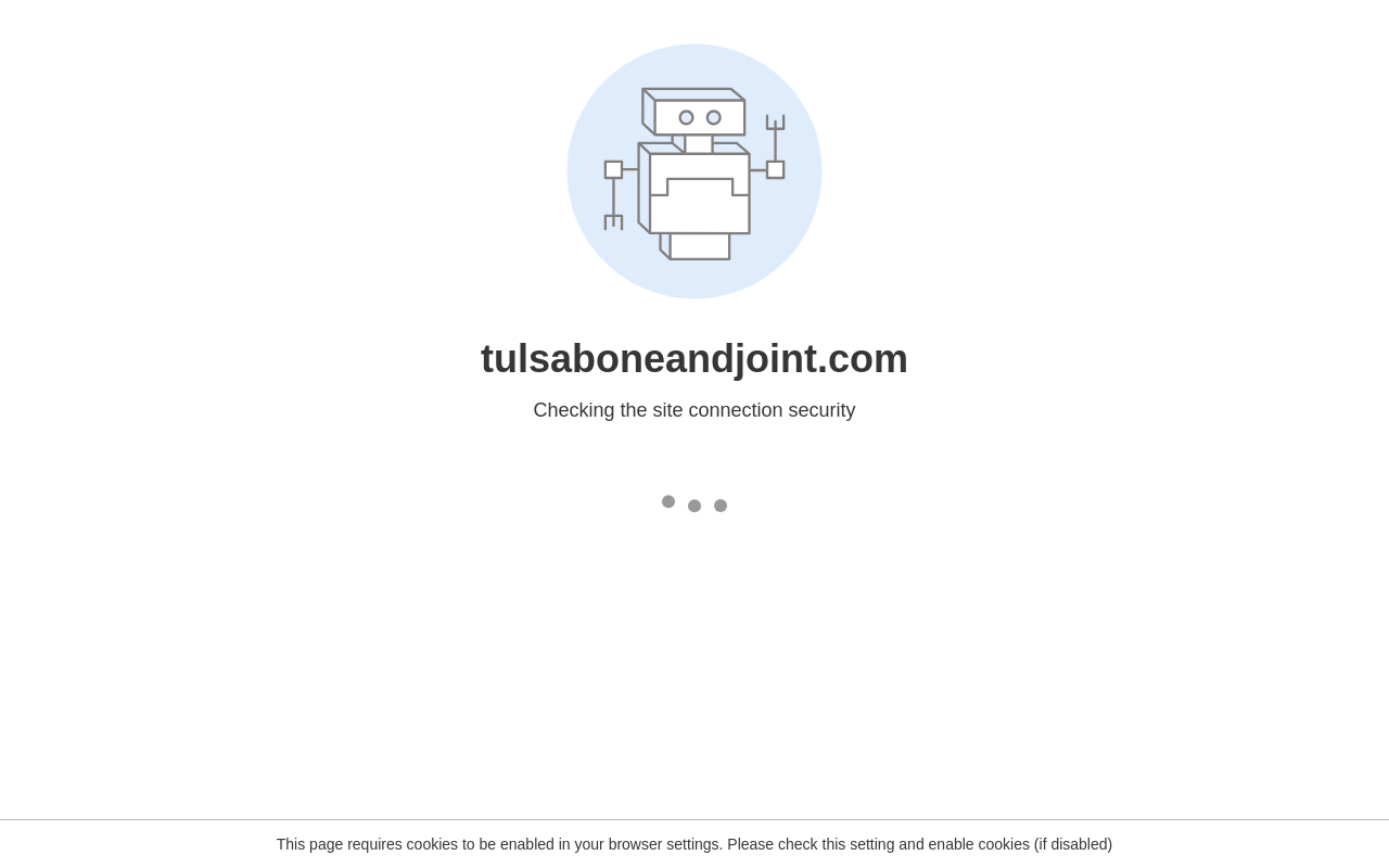 Tulsa Bone & Joint Associates — screenshot of their official website