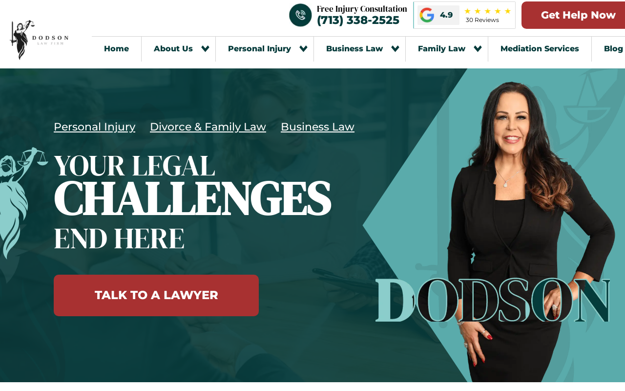Dodson Law Firm — screenshot of their official website