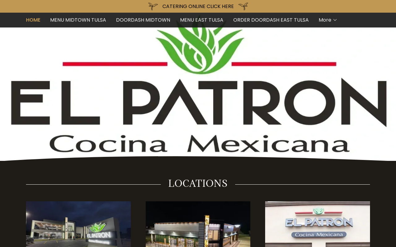 El Patron Cocina Mexicana — screenshot of their official website