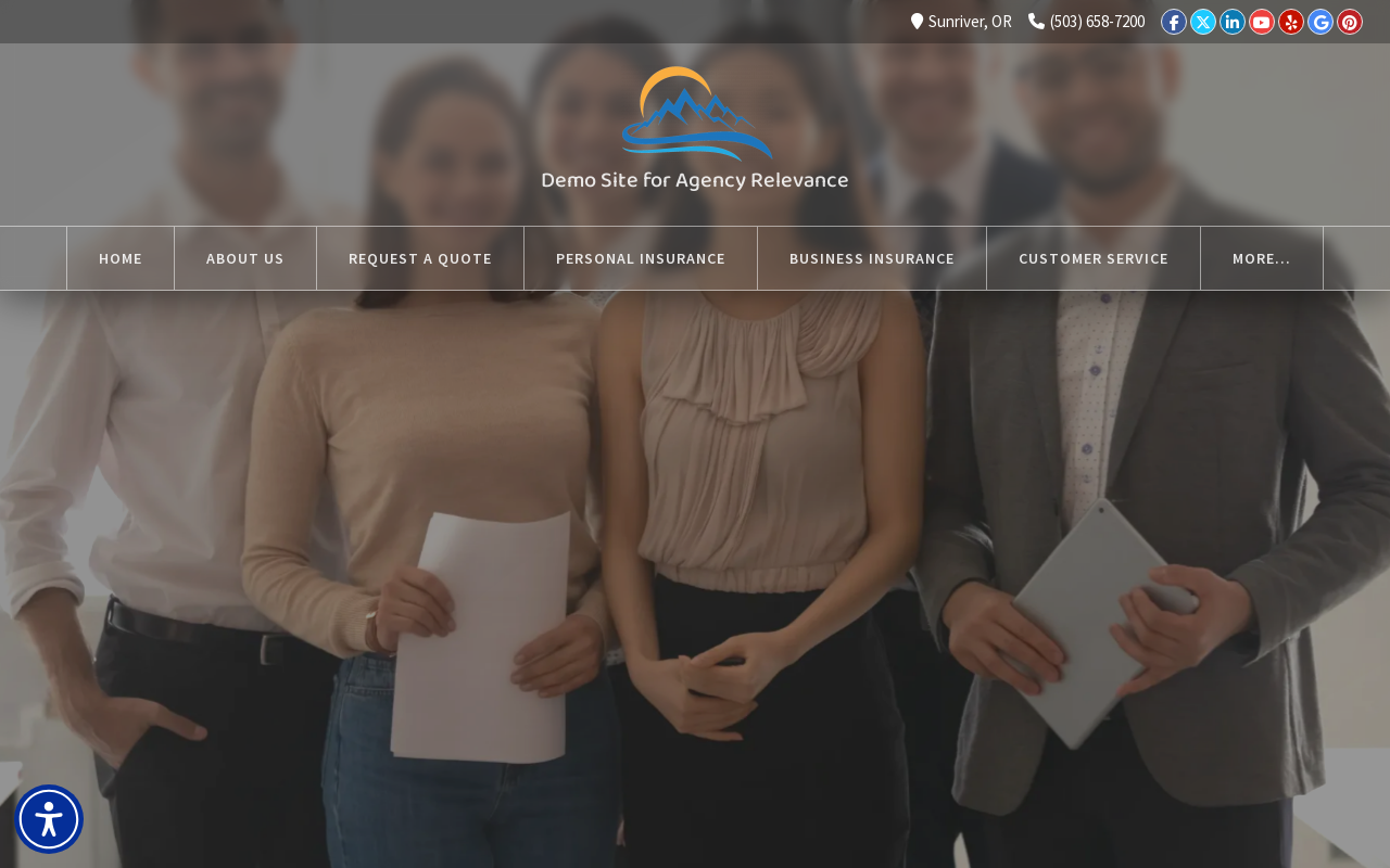 Eral Sutton Insurance Agency — screenshot of their official website