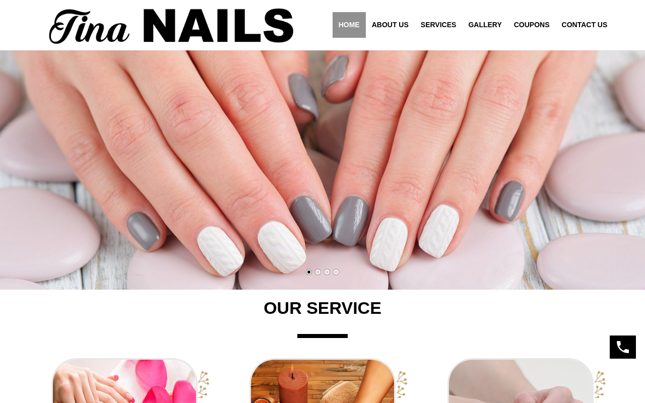 Tina Nails — screenshot of their official website