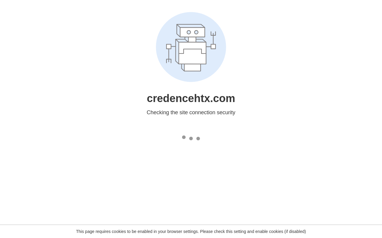 Credence — screenshot of their official website