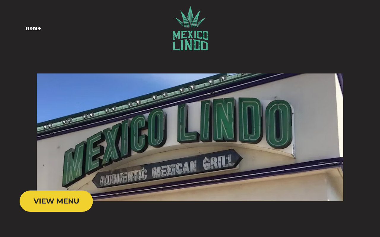 Mexico Lindo — screenshot of their official website