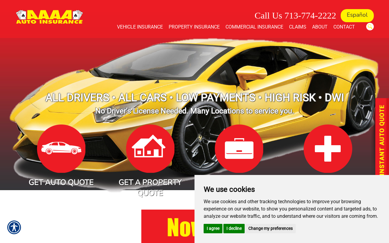 AAAA Insurance — screenshot of their official website