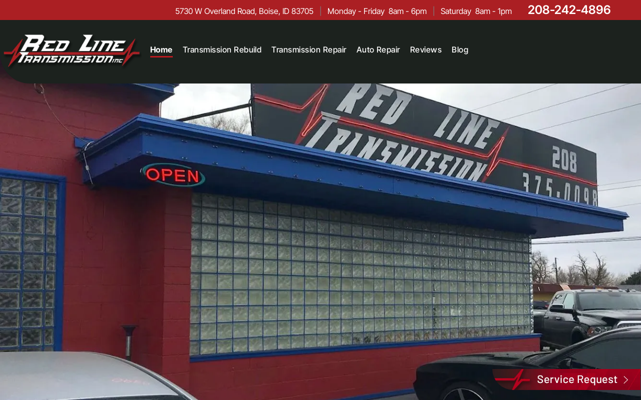 Red Line Transmission — screenshot of their official website