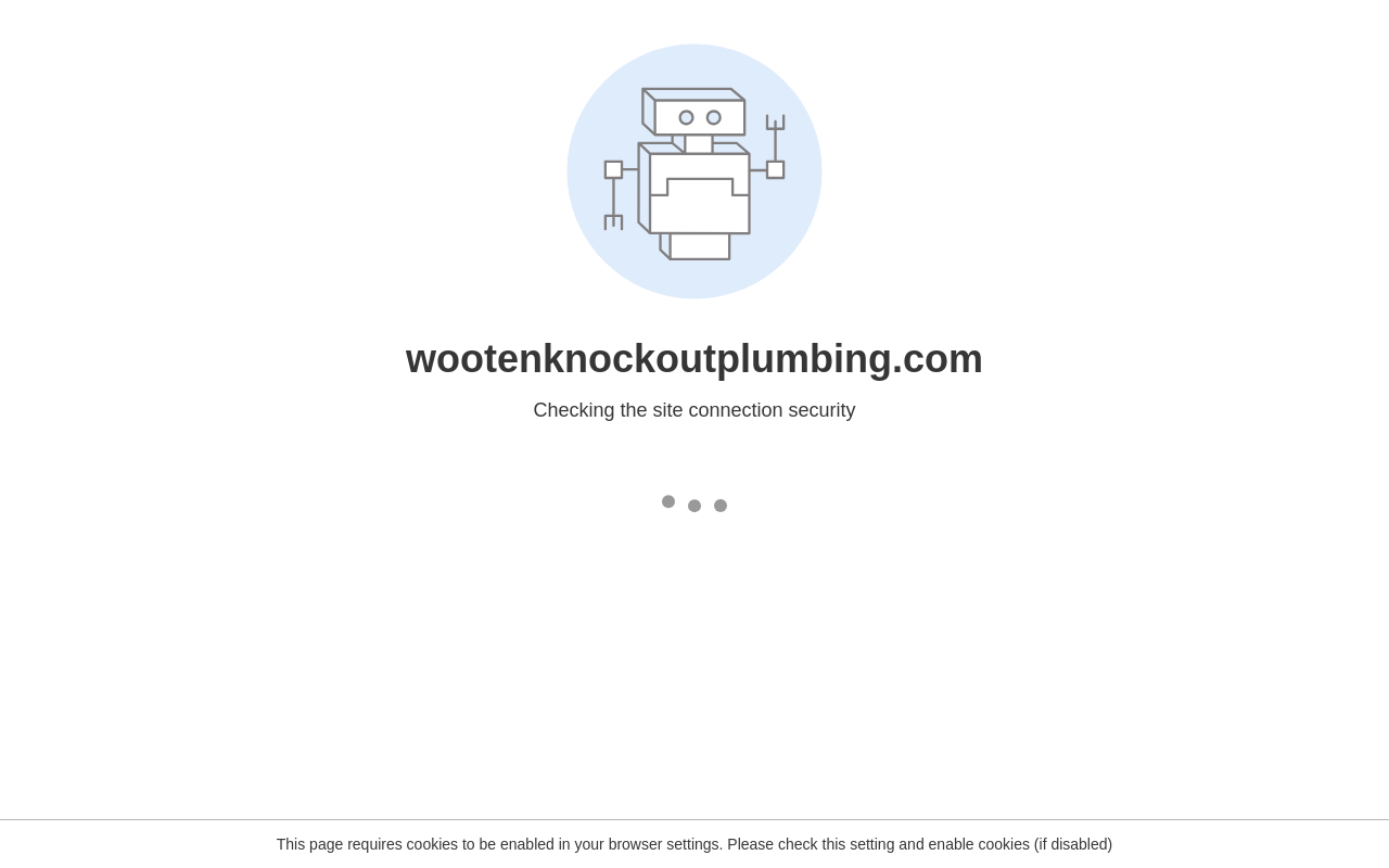 Wooten Knockout Plumbing — screenshot of their official website