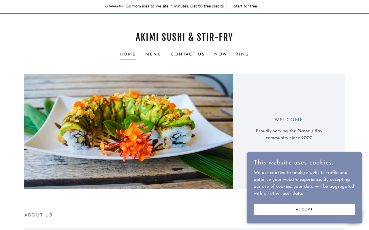 Akimi — screenshot of their official website
