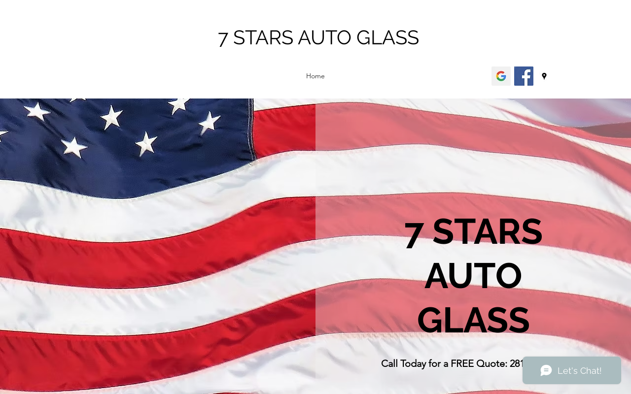 7 Stars Auto Glass — screenshot of their official website