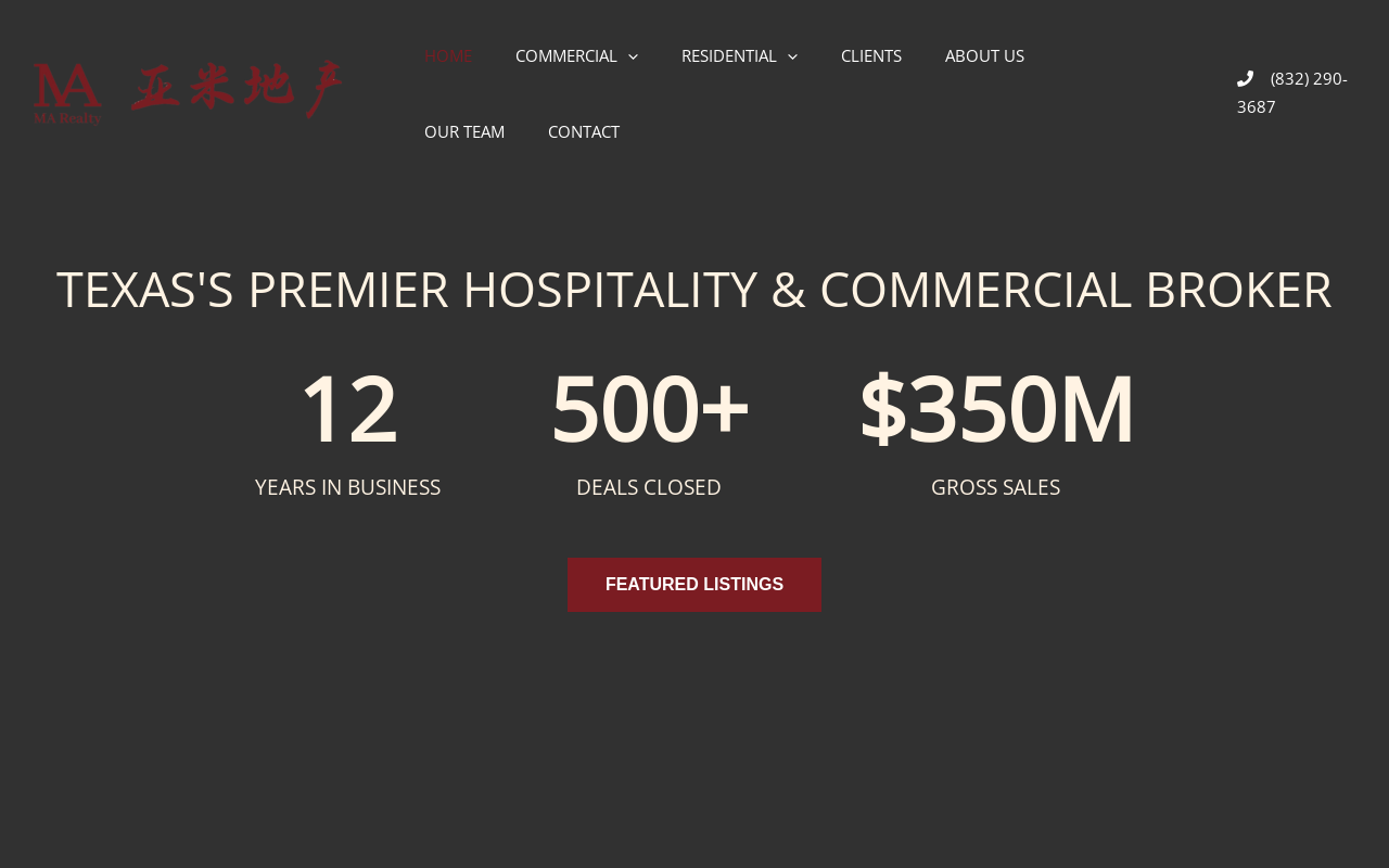 MA Realty — screenshot of their official website