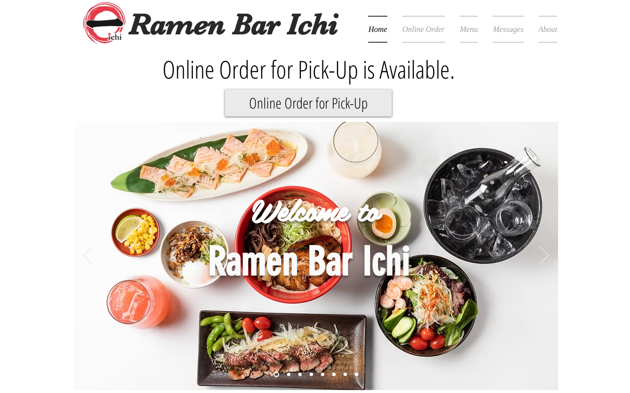 Ramen Bar Ichi — screenshot of their official website