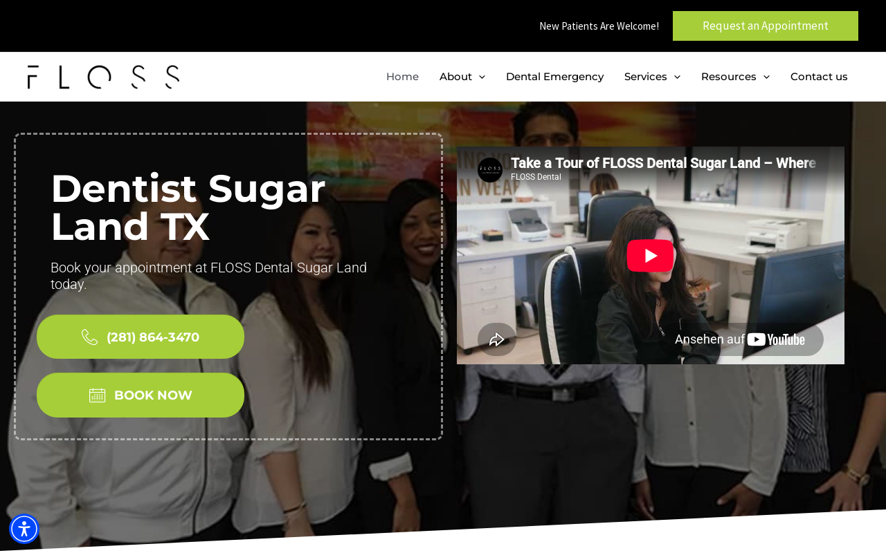 Floss Dental — screenshot of their official website