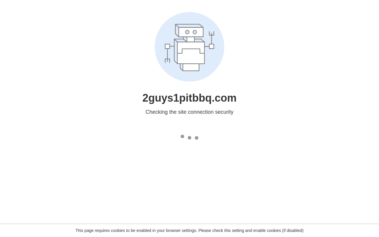 2 Guys 1 Pit BBQ and Catering — screenshot of their official website