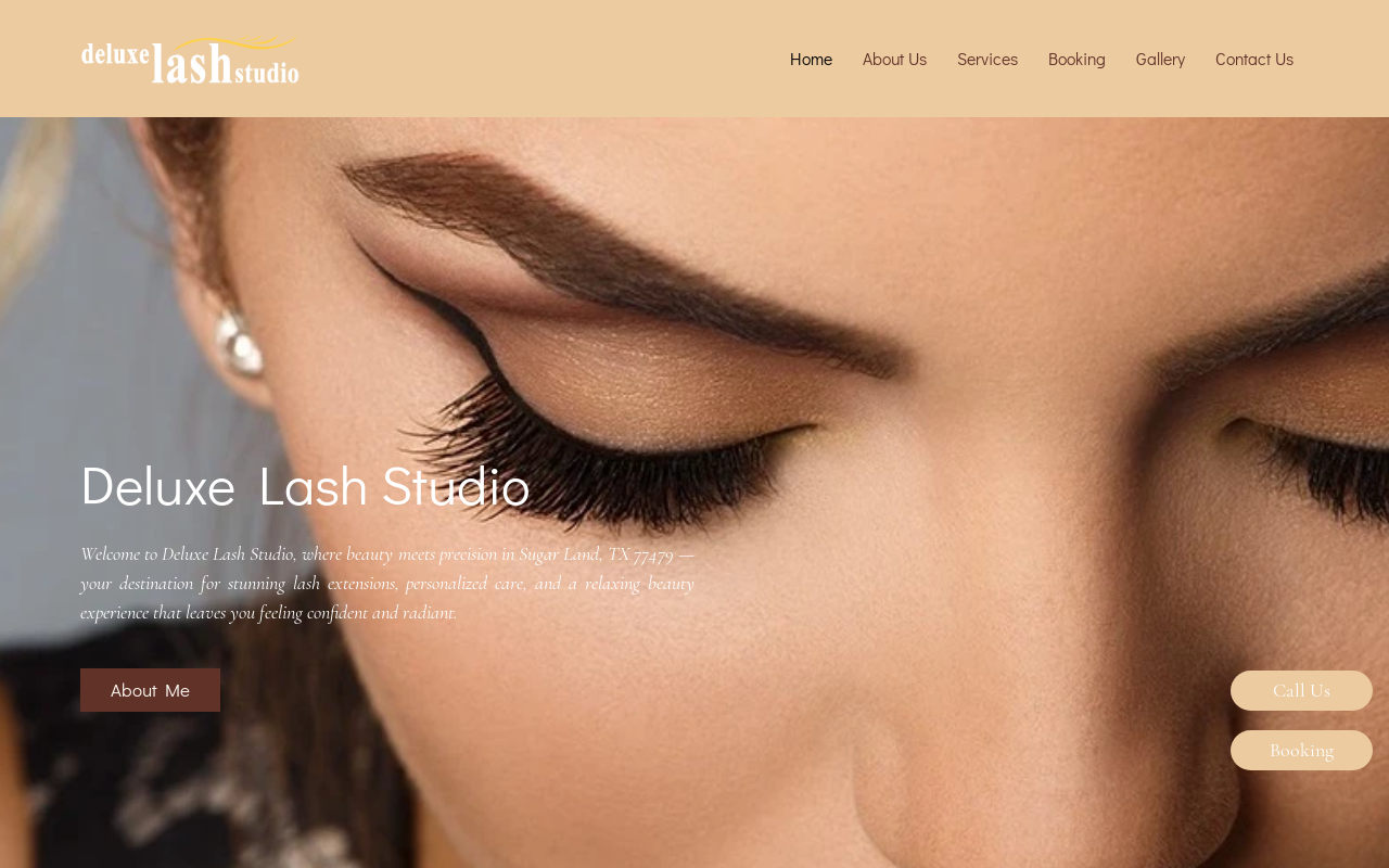 Deluxe Lash Studio — screenshot of their official website