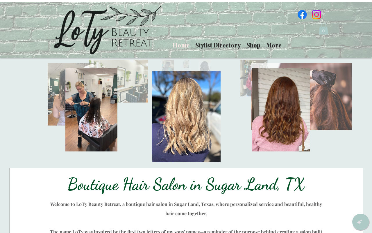Loty Beauty Retreat — screenshot of their official website
