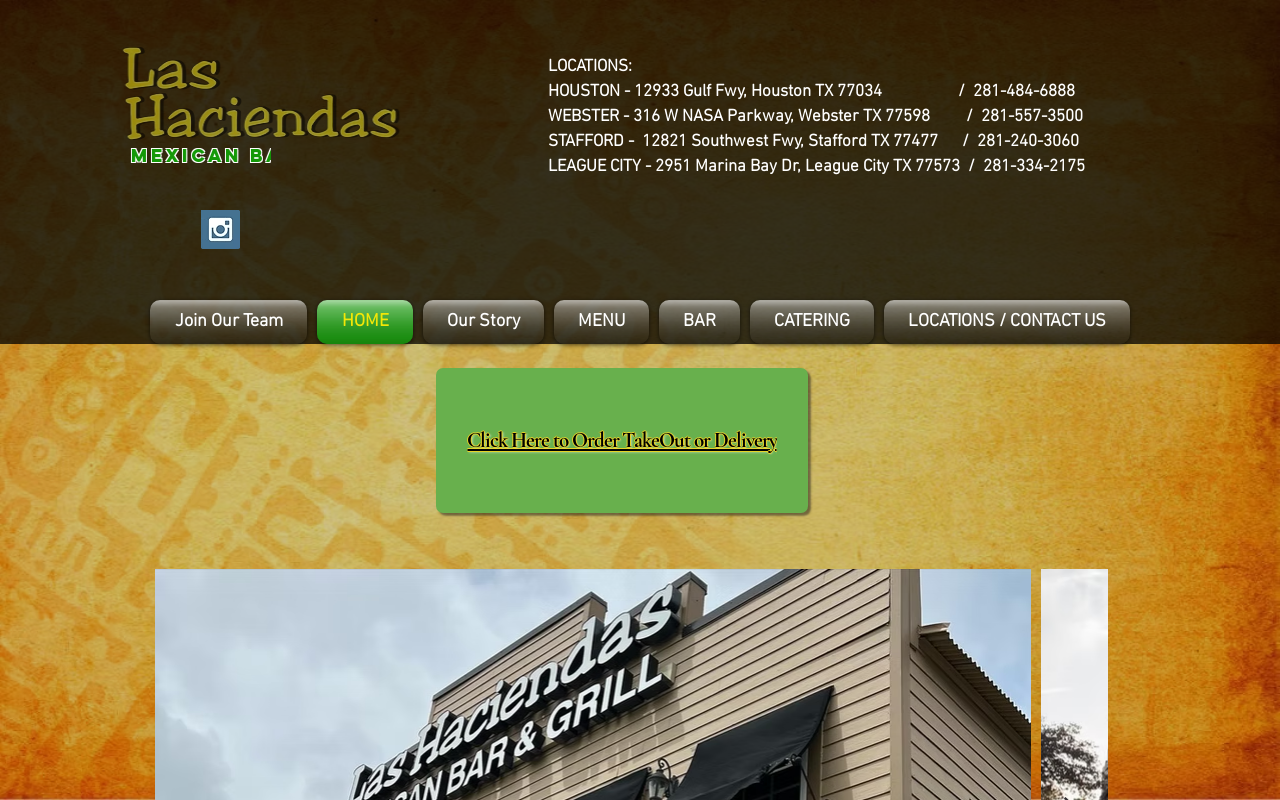 Las Haciendas — screenshot of their official website