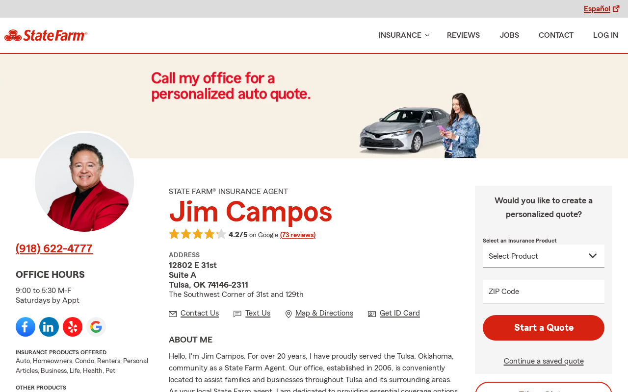 Jim Campos — screenshot of their official website