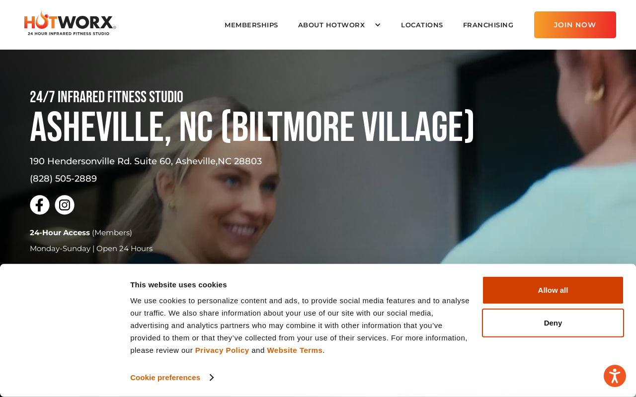 Hotworx — screenshot of their official website