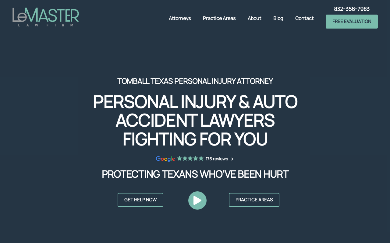 LeMaster Law Firm — screenshot of their official website