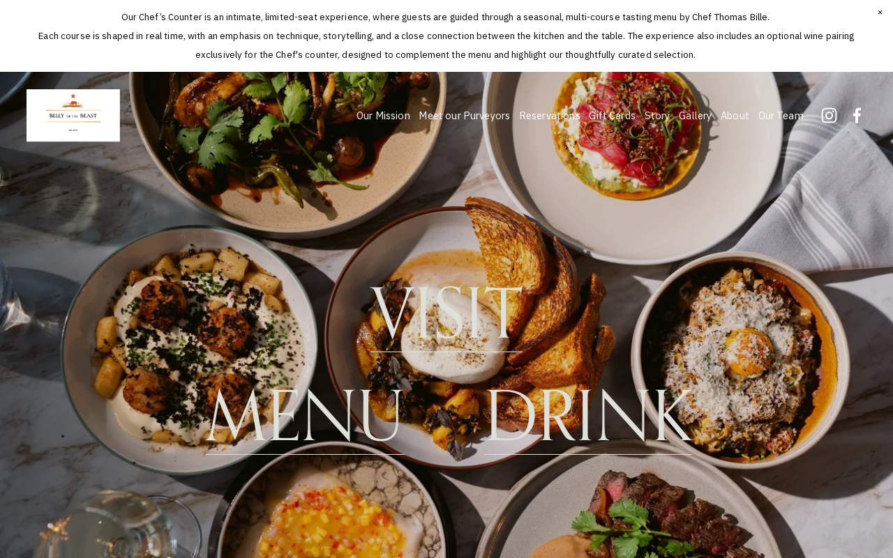 Belly of the Beast — screenshot of their official website