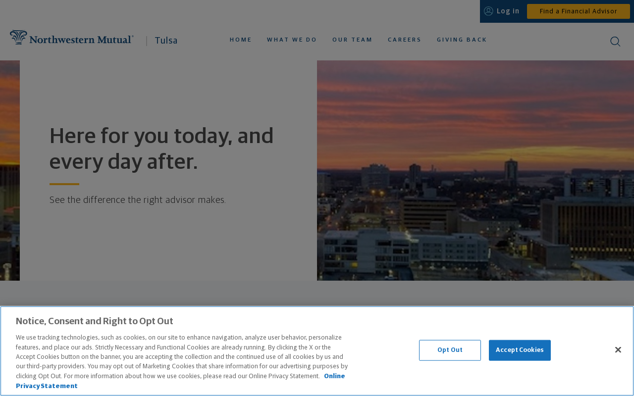 Northwestern Mutual — screenshot of their official website