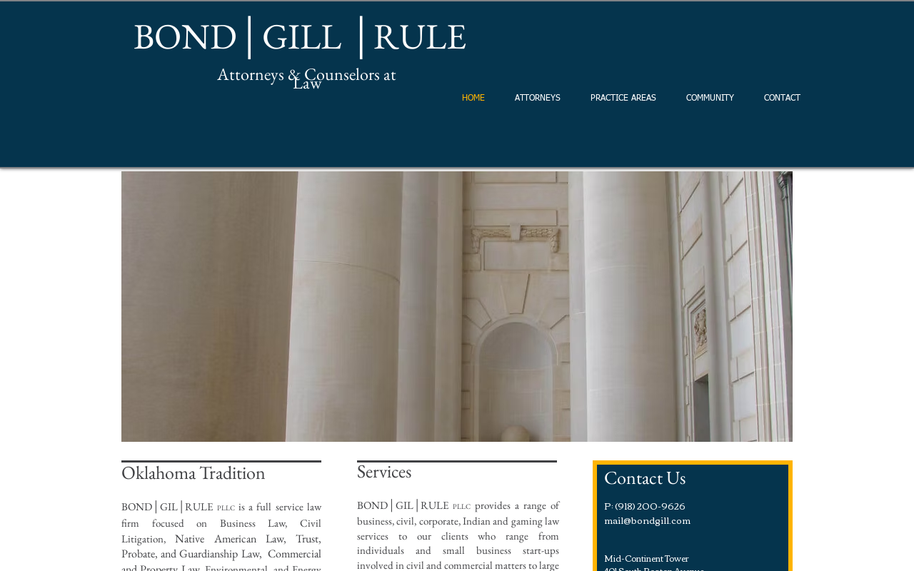 Bond│Gill PLLC — screenshot of their official website