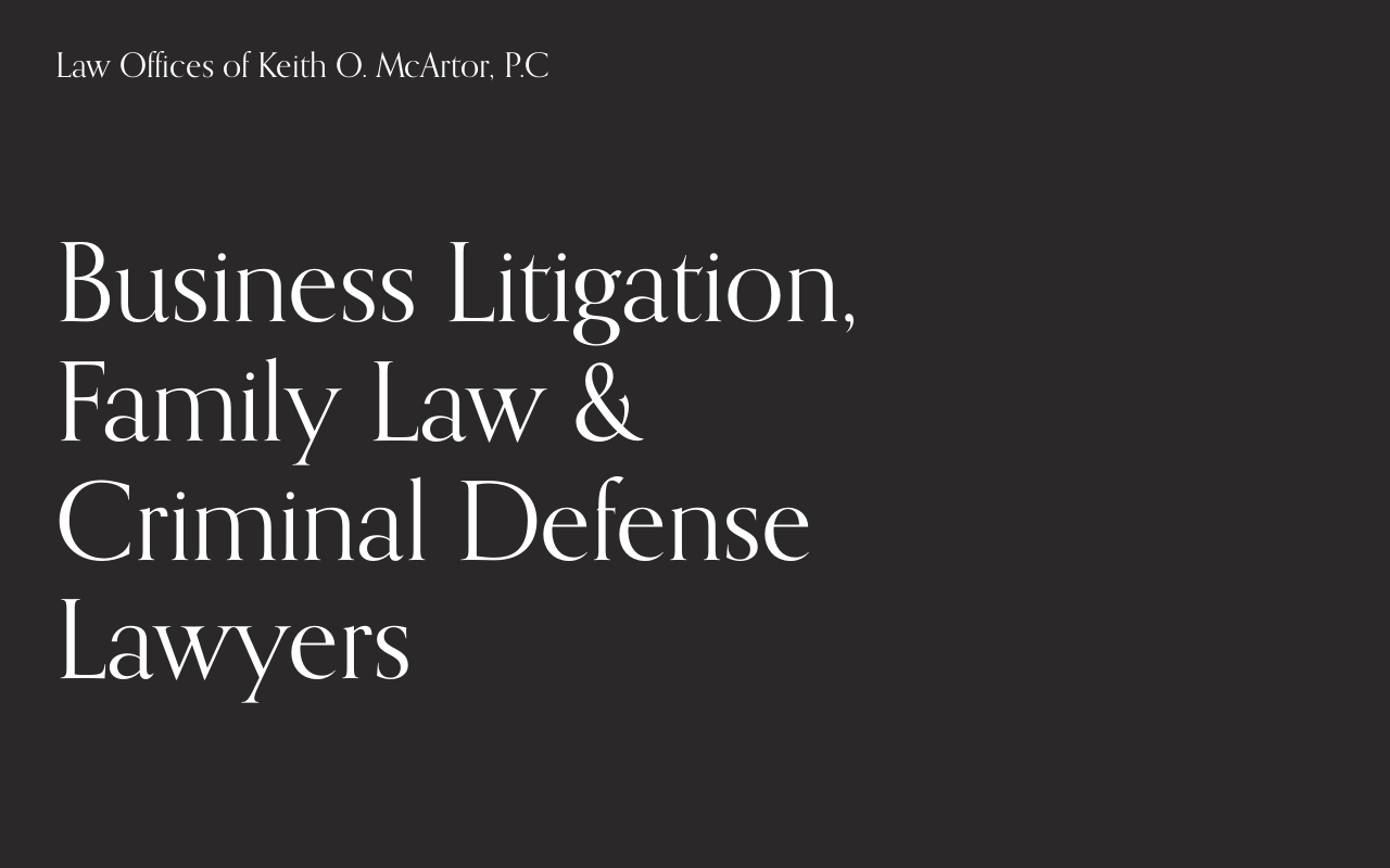 Law Offices of Keith O. McArtor, P.C — screenshot of their official website