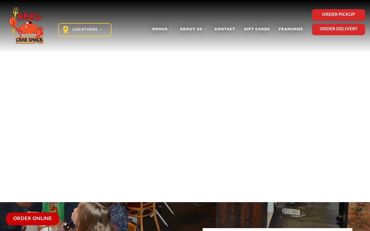 Angry Crab Shack — screenshot of their official website